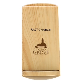 Wooden Fast Wireless  Charger with Pen Holder(HD128)