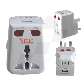 Universal Power Adapter II with USB Port (UNI-2)