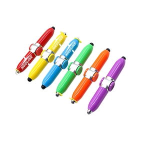 Mini Stress Relief Fidget LED Stylus Ballpoint Pen(TSS49)