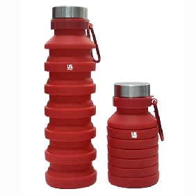550ml Retractable Silicone Sports Bottle(HG104)-[Newest Price]