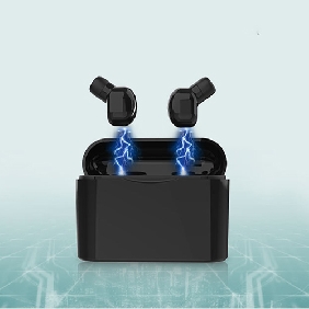 Wireless Bluetooth V5.0 Earbuds with Charging Bin(HE141)