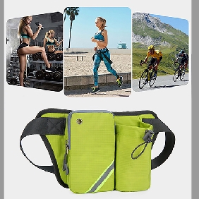 Outdoor Sports Belt Bag with Phone and Water Bottle Pocket(BT001)