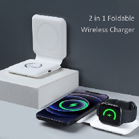 2 in 1 Foldable Wireless Charger(HD132)