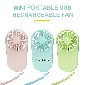 Mini Portable USB Rechargeable Fan(HG97)-[Newest Price]